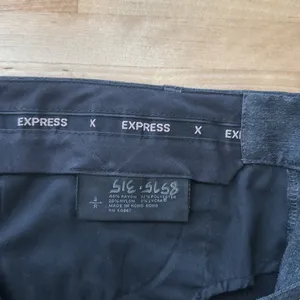 Express Vintage Editor Flare Mid-Rise Woven Dress Pant Trouser, 4 thumbnail 8