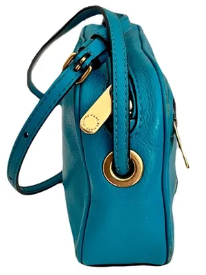Marc by Marc Jacobs Turquoise Leather ‘Sally’ Crossbody Bag thumbnail 3