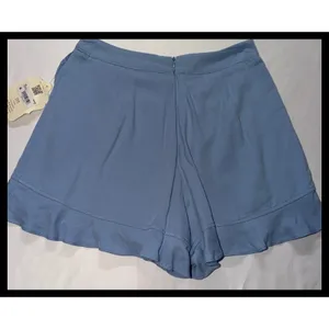 Altar'd State Skort Women XS Light Blue Ruffle Wrap Front Mini Skirt Shorts Boho thumbnail 7