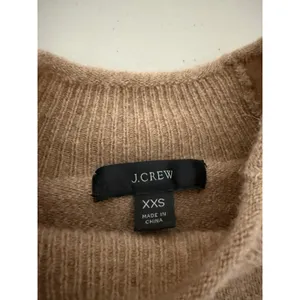 Women's J. Crew Roll Neck Sweater Oatmeal Tan Brown Merino Wool Alpaca XXS thumbnail 3