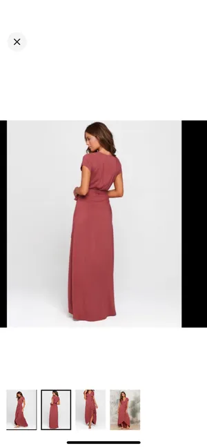 L space maxi wrap dress  thumbnail 3