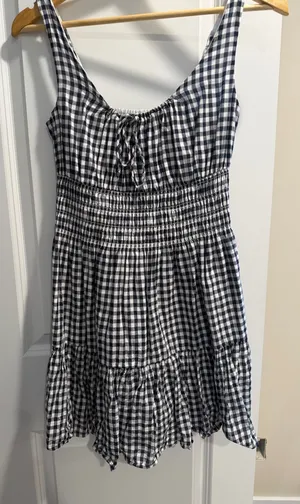 Abercrombie Gingham Mini Dress thumbnail 1