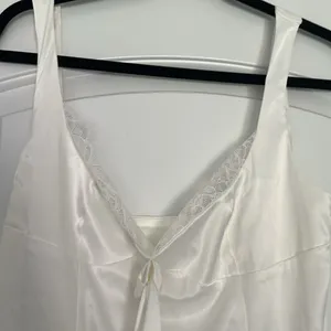 Missguided Satin Lace Trim Bow Front Mini Sleep Dress Sz XL thumbnail 8