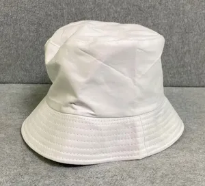 Unbranded Bucket Hat Unisex OSFM White Cotton Blend Summer Sun‎ Streetwear NWOT thumbnail 1
