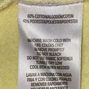 Calvin‎ Klein Performance Sweatshirt XL Distressed Yellow Athleisure Crewneck thumbnail 5