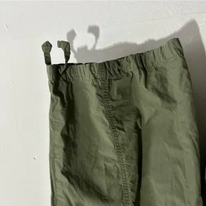 Aerie High Waisted Go For It Baggy Cargo Pants Olive Green Size XS Grunge thumbnail 2