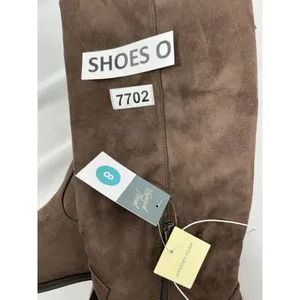 Womans New Universal Thread Patsy Knee High Western Style Boots Sz 8 Chocolate thumbnail 4