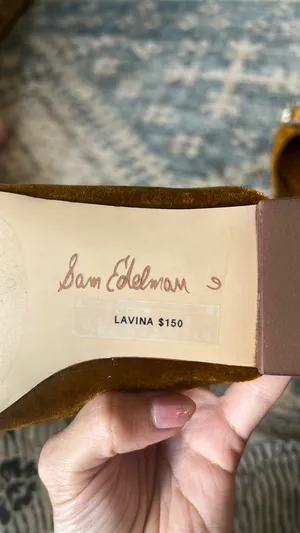 Sam Edelman Velvet Mules thumbnail 5