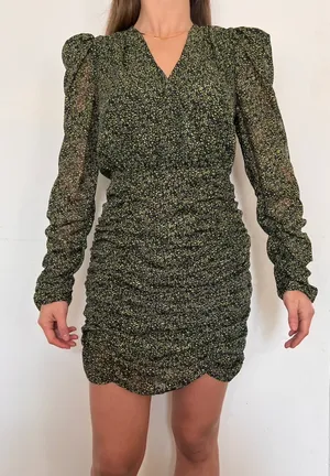 ZARA Floral Mini Dress thumbnail 1