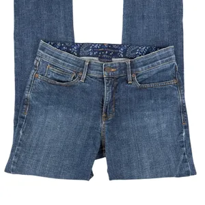 Levi's Straight 525 Jeans Women 29x31 Blue Perfect Waist Mid Rise Minimalist thumbnail 4