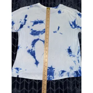 Lululemon Women's Train to Be Short Sleeve Regatta Blue Tie Dye Sz 6 thumbnail 6