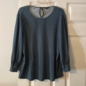 Adrianna Papell shirt size L preowned in excellent condition thumbnail 1