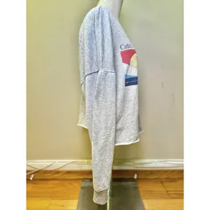 Coca Cola Catch The Wave Crewneck Long Sleeve Raw Hem Sweatshirt Size XL thumbnail 4