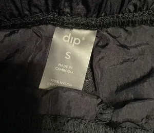 Dip Black High Waisted Thick Band Running Shorts Size S thumbnail 2