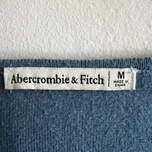 Abercrombie & Fitch Babydoll Long Sleeve Top‎ Sz XS Blue Bella Swan 2000s Style thumbnail 4