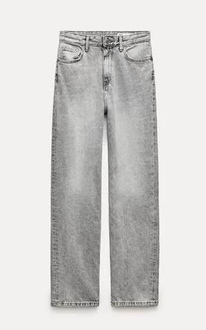 Zara NWT Grey Jeans thumbnail 1
