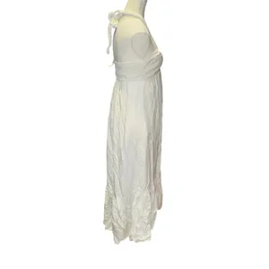 Linen Blend Braided Aerie Halter Dress thumbnail 5
