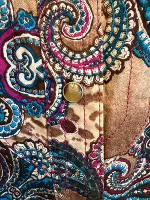 🐂🐂🐂BOGOHO🐂🐂🐂Ariat Tan Paisley Print Pearl Snap LS Shirt-Large thumbnail 4