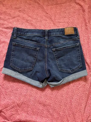 Aeropostale Low-Rise Midi Denim Shorts thumbnail 4