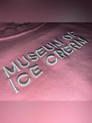 Museum of Ice Cream Crewneck Sweatshirt in Bubblegum Pink Adult XL thumbnail 4