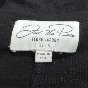 Feel The Piece Terre Jacobs Black Henley Long Sleeve Short Women’s XS/Small thumbnail 2