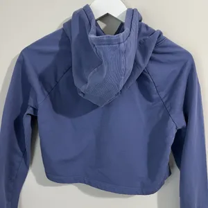 Gymshark Hoodie Women's Small Training Cropped Blue Purple‎ Pullover Gym Workout thumbnail 6