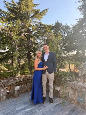 Lulus Blue strapless dress  thumbnail 2