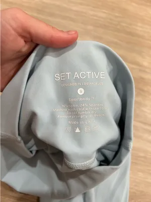 Set Active Light Blue leggings thumbnail 3