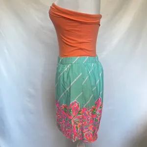 Lilly Pulitzer Fleur Sandbar Crash Landing Dress Sz XS Coastal Preppy Tropical thumbnail 7