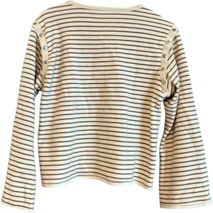 Anthropologie Maeve Slouchy‎ Striped Long Sleeve Tee Size S thumbnail 5