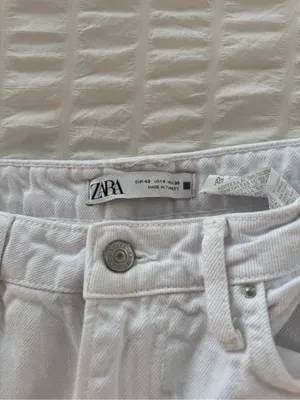 Zara White Jeans thumbnail 4