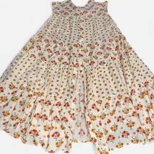 Patrons-of-peace Women's Cream and Orange Dress thumbnail 2