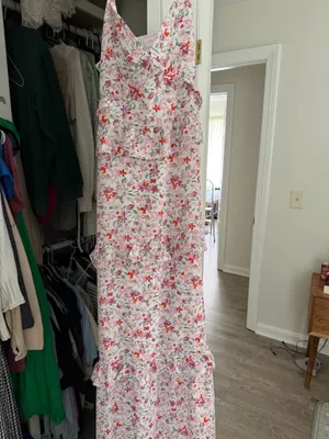 Pink Lily Dress Floral thumbnail 5