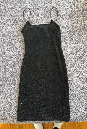 Black Mini Dresss Size 4 thumbnail 1
