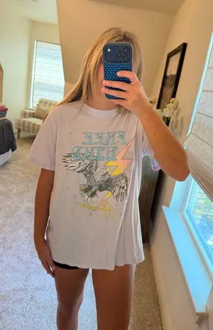 Refined Canvas Graphic Tee Gray Size M thumbnail 1