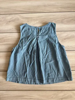 Market & Spruce Rori Cotton Tank Blue Large NWT STITCH FIX thumbnail 8