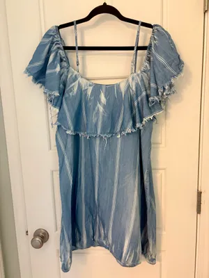 Women’s Vintage Havana Denim Dress (large) thumbnail 7
