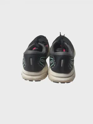 Brooks Women's Black Running Sneakers with Pink and Teal Accents thumbnail 7