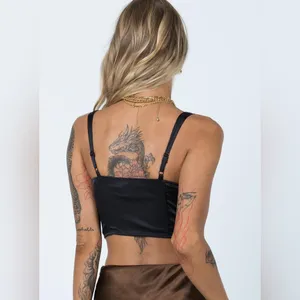 Princess Polly Leonara Top in Black Size 2 thumbnail 7