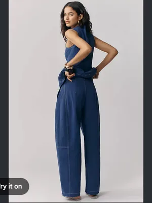 Anthropologie Maeve Curve Puddle Pants thumbnail 3