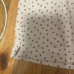 Calvin Klein sleep shorts with brown hearts thumbnail 3