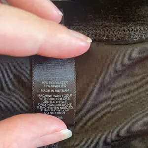 Express Velvet Leggings Full Length Size Medium Black 32" Inseam thumbnail 9