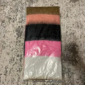Urban Outfitters Holly Brushed Oversized Scarf in Pink/Rose thumbnail 6