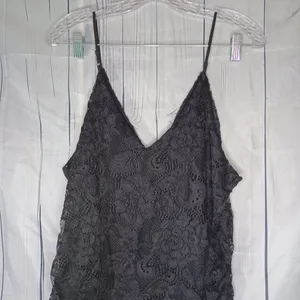 Nine Britton Black Floral Lace Sleeveless V-Neck Festival Whimsigoth Bodysuit thumbnail 6