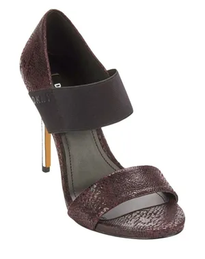 DKNY Iva Stiletto Sandals High Heels- Two Tone Garnet Size 9 thumbnail 1