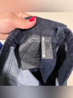 Zara Pintuck Wide Leg Jeans dark blue denim size 4 EUC high waisted thumbnail 9