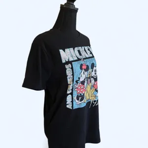 Disney Mickey Mouse black cotton t-shirt Size Medium thumbnail 3