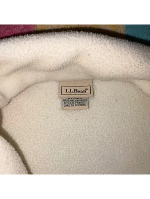 L.L. Bean $80 Woman’s L Regular Cream Fleece Button-Up Jacket Ultra Cozy thumbnail 3