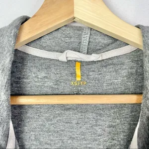 Lucy Light Gray Half Zip Pullover Hooded Sweatshirt‎ XS thumbnail 3