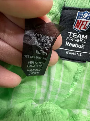Vintage Green Bay Packers Reebok Women’s XL Plaid Lounge Shorts NFL Y2K thumbnail 6